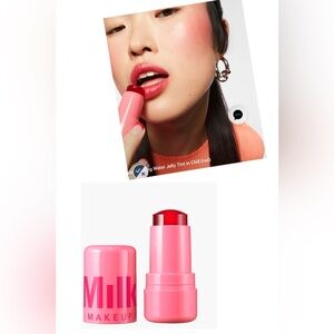 Chill Milk Makeup Cooling Water Jelly Tint Red Jelly Blush + Lip Stain BNIB